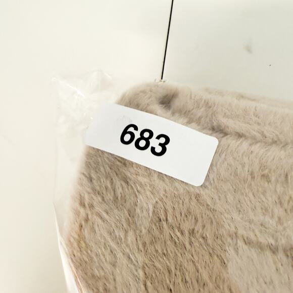 Ann Taylor Fuzzy Knit Mock Neck Sweater Beige - XS - Picture 8 of 8